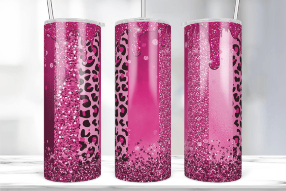 A Review of Pink Glitter Leopard Tumbler Graphics for Print Templates