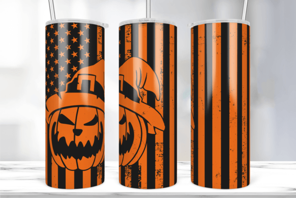 Assessing a Seasonal Design Asset: The American Pumpkin Halloween Tumbler Wrap