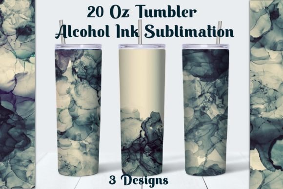 Craft Your Content with Luxurious Blue Ink Tumbler Graphics