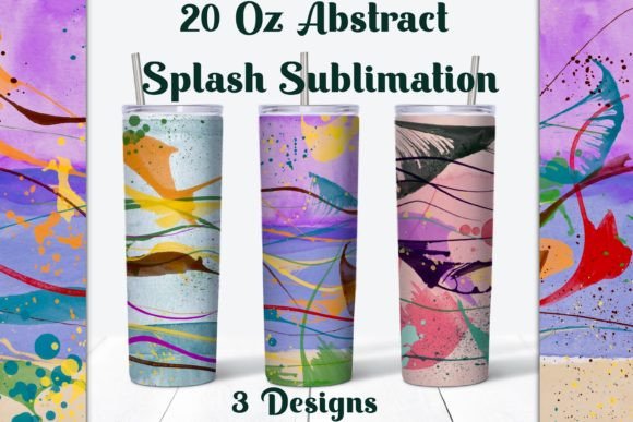 Crafting Editorial Brilliance with Abstract Splashes Graphics
