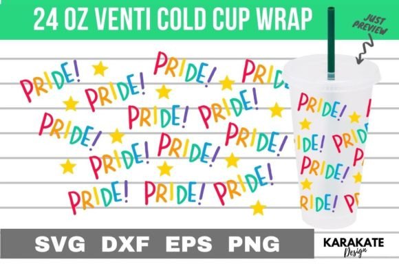 Crafting Pride: The Venti Cup Wrap for Graphics & Marketing
