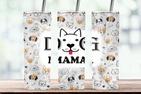 Dog Mama Tumbler Design Review for Embroidery Projects