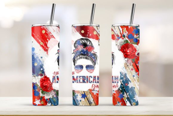 Graphic Review: The All American Girl Tumbler Design Asset