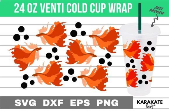 Guppy Fish Cup Wrap Graphics for Dynamic Crafts