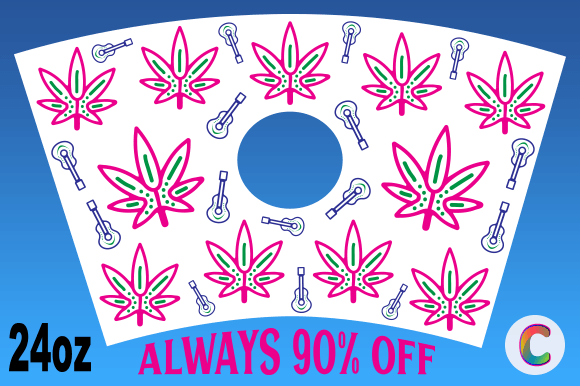 Hippie Cold Cup: Craft Graphics That Pop