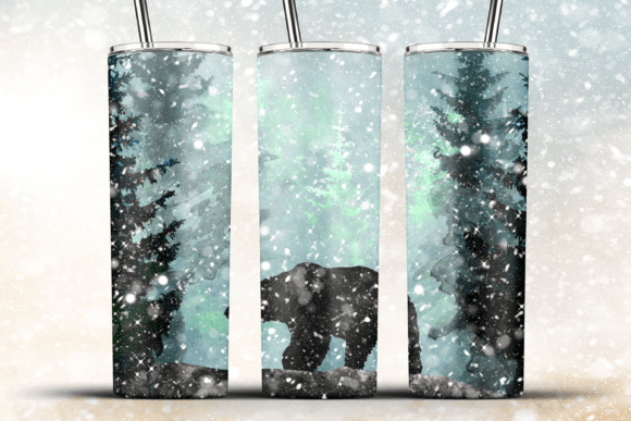 Mama Bear Tumbler Graphic for Craft Business Packaging