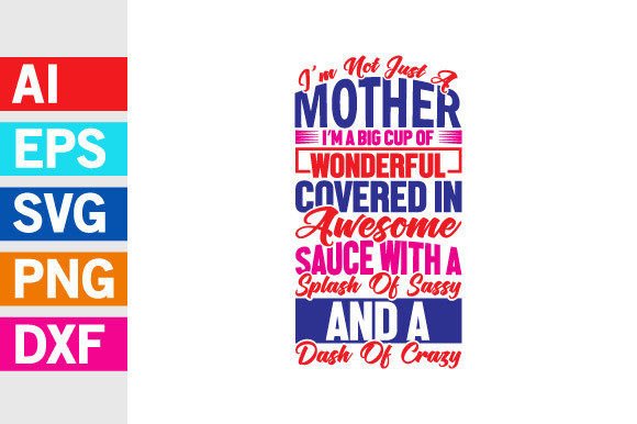 Mother's Day T-Shirt Graphics: I Love My Mom SVG Design