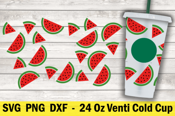 Watermelons 24 Oz Cold Cup Wrap: Graphics & Crafts Review